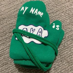 “My Name is AKA” Cartoon Kids Mittens